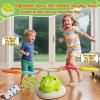 3 in 1 Musical Jump, Toss Ring Game and Stomping Launch Rocket with Storage Bag, Remote Control Outdoor Toys for Kids 3-6 Exercise Jump Gross Motor for Toddlers Indoor/Yard Game Gift for Boys Girl 4-8 view 3