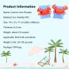 2 Pack Arm Floaties for Kids - Cute Cartoon Inflatable Pool Arm Floaties Swim Rings, PVC Arm Bands Floater Sleeves for Toddlers Children 3-5-6-12 Years (Watermelon) (Crab) view 2