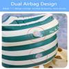 2-4 Pack Arm Floaties for Kids Adult - Vintage Striped Inflatable PVC Swimming Rings Pool Floats Arm Bands for Kids Adult Toddlers Children 3-5-6-12 Years (Blue) view 4