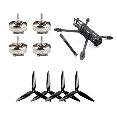 Carbon Fiber Frame Mark4 V2 7 Inch 6mm Arm Compatible With EMAX ECO II 2807 1300KV Brushless Motor Gemben 7040 7 Inch Prop Long Range Drone