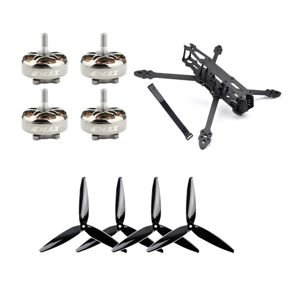 Carbon Fiber Frame Mark4 V2 7 Inch 6mm Arm Compatible With EMAX ECO II 2807 1300KV Brushless Motor Gemben 7040 7 Inch Prop Long Range Drone