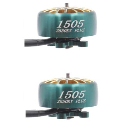 1505 2650KV/3750KV Quality Brushless Motor Compatible with 3-6S 3 Inch Multi-Rotor RC Drone Compatible with Various Models(2PCS 2650KV)