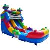 Hapcap Hapcap PVC Semi Commercial Water Slide for Big Kids or Adults,Bounce House Water Slide with Shallow Pool,for Outdoor Backyard (Without Blower) view 4