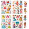 kaimenhong 4 Pcs Magnetic Dress Up Dolls, Magnetic Paper Dolls, Princess Magnet Stickers Book with Adorable Outfits, DIY Magnetic Paper Dolls for Girls Ages 4-10 Learning Created Imagine Set view 1