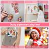 kaimenhong 4 Pcs Magnetic Dress Up Dolls, Magnetic Paper Dolls, Princess Magnet Stickers Book with Adorable Outfits, DIY Magnetic Paper Dolls for Girls Ages 4-10 Learning Created Imagine Set view 4