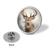 Animal Deer Button Maker Supplies 1 Inch Aluminium Alloy Design Button Badge Small Round Name Badge Magnets Button Pin Badges Kit for Crafts view 3