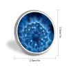 Blue Dandelion Button Maker Supplies 1 Inch Aluminium Alloy Design Button Badge Small Round Name Badge Magnets Button Pin Badges Kit for Crafts view 2