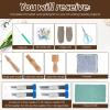 113Pcs Needle Felting Tools, DIY Wool Felt Needling Tool Kit, Needle Felting Supplies with 80 Pcs 4 Types Felting Needles, 3 Types Handle and Wool Felt Pad, Complete Wool Felting Supplies for Starter view 2