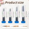 113Pcs Needle Felting Tools, DIY Wool Felt Needling Tool Kit, Needle Felting Supplies with 80 Pcs 4 Types Felting Needles, 3 Types Handle and Wool Felt Pad, Complete Wool Felting Supplies for Starter view 3