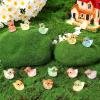 100 PCS Mini Glitter Ducks, Tiny Resin Ducks Plastic Animal Figures for Dollhouse, Garden, Micro Landscape, Home Outdoor Party, Aquarium Decor view 4