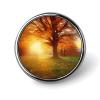 Autumn Sunset Button Maker Supplies 1 Inch Aluminium Alloy Design Button Badge Small Round Name Badge Magnets Button Pin Badges Kit for Crafts view 1
