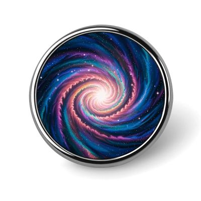 Beautiful Galaxy Button Maker Supplies 1 Inch Aluminium Alloy Design Button Badge Small Round Name Badge Magnets Button Pin Badges Kit for Crafts