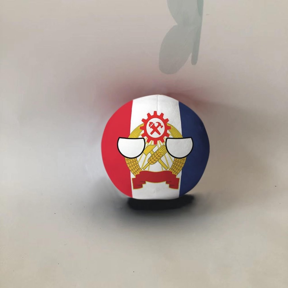 QXXKJDF 7.9in 3.9in Country Ball Plush Country Ball, Flags of France, Qatar, Croatia, Peru and Other Countries, Plush Toy Country Balls, Indoor Decoration, (CF,7.8in)