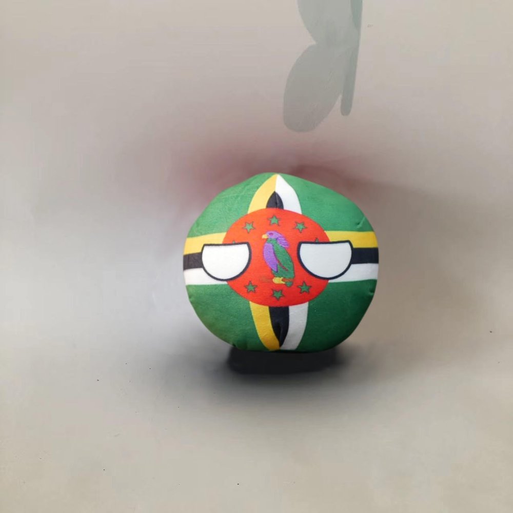 QXXKJDF 3.9in 7.9inch Polish Ball, Country Ball, Flags of Albania, Egypt, Andorra, EU, Portugal, Plush Toy Country Ball, Interior Decoration, (Dominicana,7.8in)