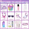 Cleboen Unicorn Gift for Girls Toys with Kids Karaoke/Microphone/Headphone/DIY Water Bottle/Keychain/Bracelet/Comb, Christmas Birthday Gifts for Girls 3 4 5 6 7 8 9 10+ Year Old Girl Gift Unicorn Toys view 2