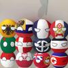 QXXKJDF 3.9in 7.9inch Polish Ball, Country Ball, Flags of Albania, Egypt, Andorra, EU, Portugal, Plush Toy Country Ball, Interior Decoration, (CN2,7.8in) view 4