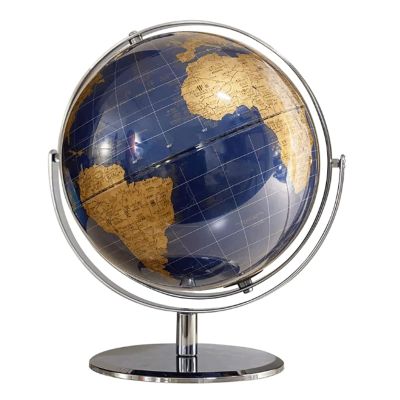 PZEOB Geographic Globes 720 Rotating Globe Hd Easy-to-Read Globes with Metal Arc and Base World Globe for Adult Students Geographic Globes Fun