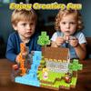 100PCS Magnetic Blocks -Build Mine Magnet World Forest & Lava Set, Magnet Building Toys for Kids Ages 5-7, STEM Sensory Toddler Toys for 3+ Year Old Boys & Girls, Creativity Birthday Gifts for Child view 4