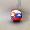 QXXKJDF 7.9-inch 3.9-inch Polish Country Ball, Plush Country Ball, UAE, Argentina, Belgium, UK, Plush Toys, Country Ball, Interior Decoration, (Slovakia,7.8in) view 1
