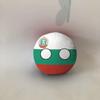 QXXKJDF 7.9-inch 3.9-inch Polish Ball, Country Ball, Australia, Japan, Maldives, Angola, Flags of Multiple Countries, Plush Toy Countryballs, Interior Decoration, (Bulgaria,7.8in) view 1