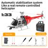 XMBRICDIYY RC Helicopter for Adults, 1/33 C138 Bell 206 RC Helicopter with 2 Batteries, 2.4G 6CH Remote Control Helicopter with Single Propeller, RC Airplane Gift view 3