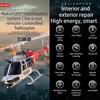 XMBRICDIYY RC Helicopter for Adults, 1/33 C138 Bell 206 RC Helicopter with 2 Batteries, 2.4G 6CH Remote Control Helicopter with Single Propeller, RC Airplane Gift view 4