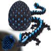 3D Printed Dragon Eggs Glow in The Dark Prefilled Easter Eggs with Dragon Toy for Basket Stuffers 3D Printed Animals for Goodie Bag Fillers Unique Easter Basket Essentials for Kids Teens view 1