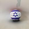 QXXKJDF 7.9-inch 3.9-inch Polish Ball, Country Ball, Australia, Japan, Maldives, Angola, Flags of Multiple Countries, Plush Toy Countryballs, Interior Decoration, (Israel1,3.7in) view 1
