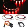 BRKRC RC Chassis Lights LED Strip Underglow Underbody Lamp for ARRMA 1/18 Granite Typhon GROM 1/14 Mojave Grom Mega 380 Upgrades Accessories (Red) view 1