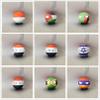 QXXKJDF 7.9-inch 3.9-inch Polish Country Ball, Plush Country Ball, UAE, Argentina, Belgium, UK, Plush Toys, Country Ball, Interior Decoration, (Georgia,3.7in) view 4