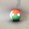 QXXKJDF 7.9-inch 3.9-inch Polish Ball, Country Ball, Australia, Japan, Maldives, Angola, Flags of Multiple Countries, Plush Toy Countryballs, Interior Decoration, (Madagascar,7.8in) view 1