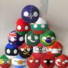QXXKJDF 7.9-inch 3.9-inch Country Ball Plush Country Ball Ecuador, France, Spain, Congo, Mexico, Canada, Congo Plush Toy Children's and Adult Country Balls(Antigua,7.8in) view 4