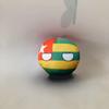 QXXKJDF 7.9in 3.9in Country Ball Plush Country Ball, Flags of France, Qatar, Croatia, Peru and Other Countries, Plush Toy Country Balls, Indoor Decoration, (Togo,3.8in) view 1