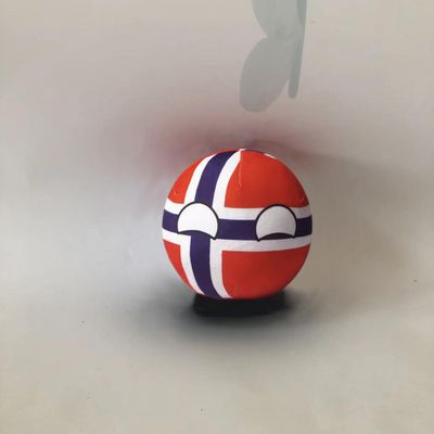 QXXKJDF 7.9in 3.9in Country Ball Plush Country Ball, Flags of France, Qatar, Croatia, Peru and Other Countries, Plush Toy Country Balls, Indoor Decoration, (Norway,3.8in)