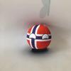 QXXKJDF 7.9in 3.9in Country Ball Plush Country Ball, Flags of France, Qatar, Croatia, Peru and Other Countries, Plush Toy Country Balls, Indoor Decoration, (Norway,3.8in) view 1