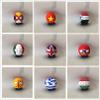 QXXKJDF 7.9-inch 3.9-inch Country Ball Plush Country Ball Ecuador, France, Spain, Congo, Mexico, Canada, Congo Plush Toy Children's and Adult Country Balls(Columbia,3.7in) view 2