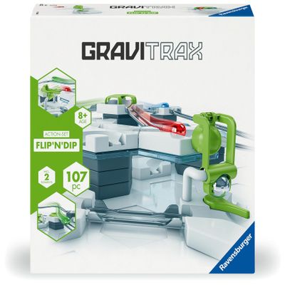 GraviTrax Action-Set Flip`n`Dip: an exciting up and Down for The Balls in The Ravensburger Marble Run!