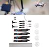 EVTSCAN XK K127 RC Helicopter Replacement Kit, 7 Piece Set, Alloy and Plastic Parts, Tail Rotor, Blades, Motors for Easy Maintenance and Repair view 4
