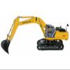 E 485 B Tracked Excavator Yellow 1/87 (HO) Diecast Model by Promotex 006504Y view 1