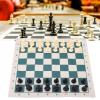 Chess Game 13.4 Portable Chess Game, Travel Board Games for Kids and Adults, Foldable Roll-Up Chess Game Set with Storage Bag view 3