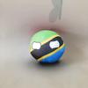 QXXKJDF 7.9-inch Polish Country Ball Plush Country Ball, Flags of Canada, NATO, Iceland, Poland, Jamaica, Plush Toy Country Balls, Interior Decoration, (Tanzania,3.7in) view 1