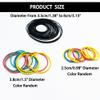 48PCS Pulley Belts Engine Drive Belt Rubber Transmission Belt for RC Car Robot DIY Model Toy Accessories (48PCS Mix Color) view 4