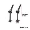 1 Pair Upgrade 45# Steel CVD Drive Shafts Driveshaft Replacement for Tamiya 1/10 TT02/TT01/TT01D/TT01E RC Car Accessories Repair view 4