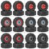 4pcs 65mm 1.3" Metal Beadlock Wheel Tire Set for 1/18 1/24 RC Crawler Car TRX4M SCX24 AX24 FCX24 Upgrade Parts(B) view 4