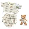 10inch Teddybear,28cm bumbly Bear and Bartholomew,Stuffed Animals Fox Doll Clothes,Without Doll Clothes only2pc Stripe Clothes Set Includes 1 Shirt,1 Doll Pants view 1