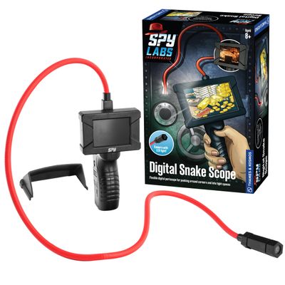 Thames & Kosmos Spy Labs Inc: Digital Snake Scope | Detective Toy for Boys & Girls Ages 8+ | Flexible 26-inch Digital Periscope Camera for Discreet Pretend Play Investigations