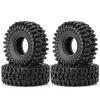 4PCS 120mm 1.9" Soft Rubber Tire Wheel Tyre for 1/10 RC Crawler Car Axial SCX10 ii 90046 Pro Capra TRX4 RC4WD D90 Redcat view 1