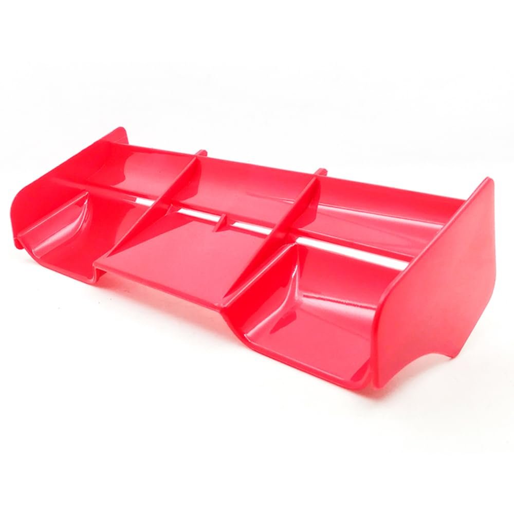 RC Car 1:8 Off Road Buggy Wing Body Spoiler for 1/8 Scale Models Remote Control Truggy TRX Losi HSP Himoto HPI Kyosho ARRMA(Red)