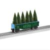 Lionel Bob Ross Happy Little Trees O Gauge Model Train Gondola Car with Tree Load view 1