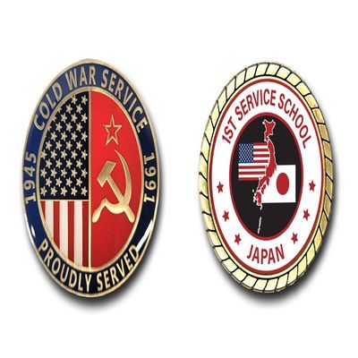 1st Service School Japan Cold War Service Challenge Coin